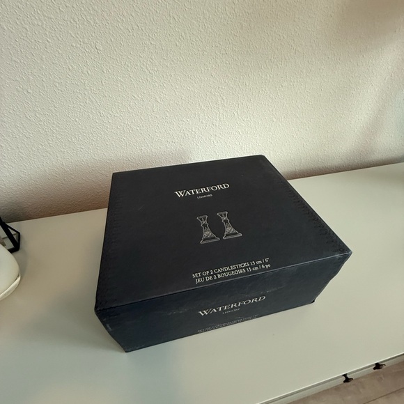 Waterford Lismore Crystal Candlestick Holders 6” - Picture 5 of 5